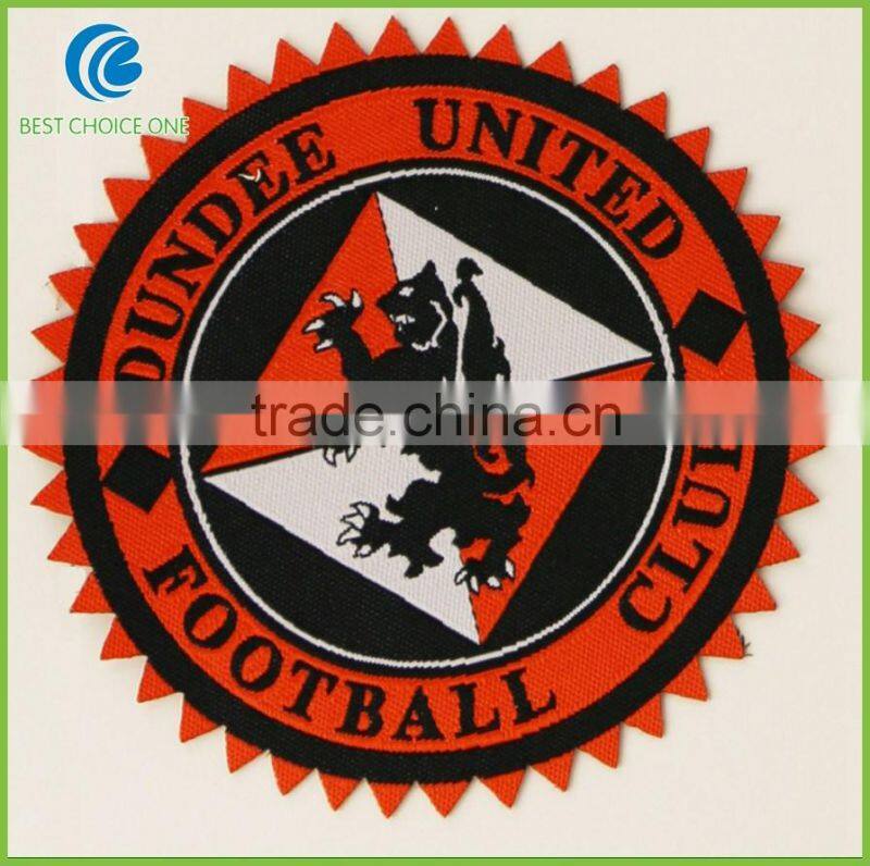 Custom Woven Patch Badge And Woven Patches With Overlock For clothing