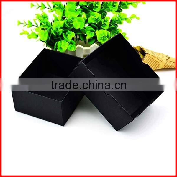 Printing Logo Custom Black Paper Hat Box Packing Wholesale