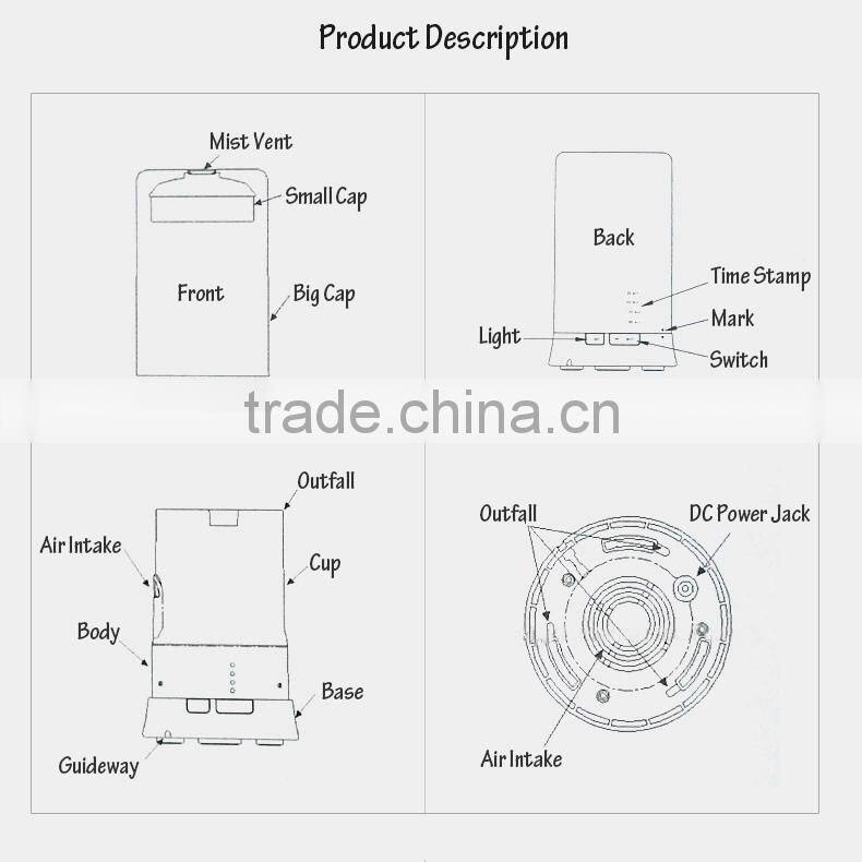 Low price promotion wooden aroma diffuser