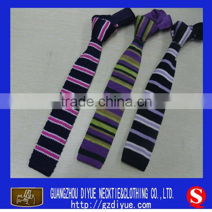 colorful sik knit tie for young man