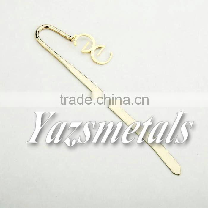 simple silver plainting bookmark for wholesale