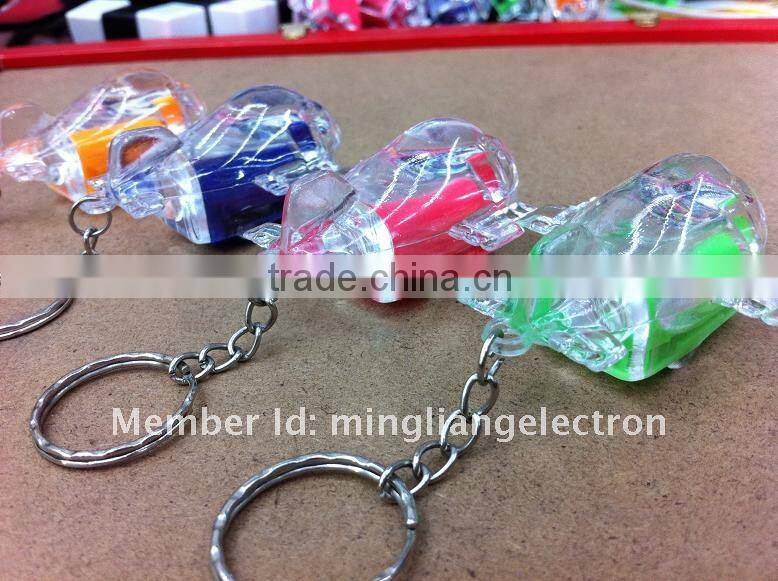 Helicopter shape blue led light