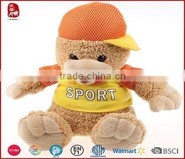 2016 Cool Sport T-shirt Teddy Bear Plush Stuffed Toy Soft Teddy Bear