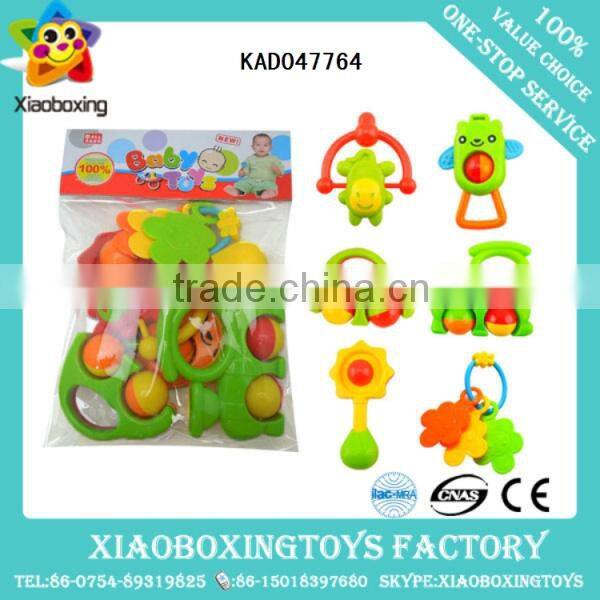 Interesting gift lovely plastic baby bell infant rattle ball toys