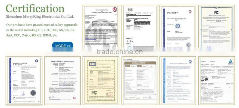 wall plug 6vac 300ma 500ma linear power supply with ul ce pse kc