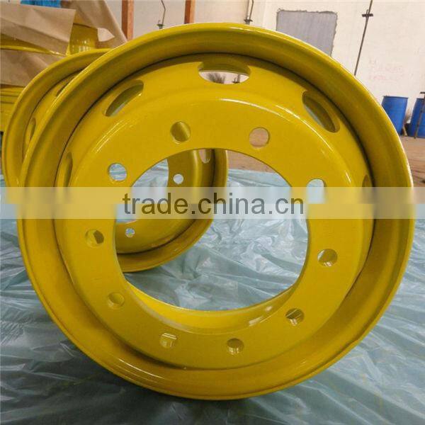 22.5/8.25 silver truck steel wheels