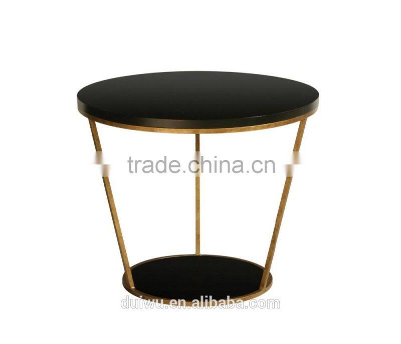Simple style home furniture living room metal round bed side table