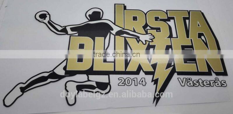 flat heat transfer label