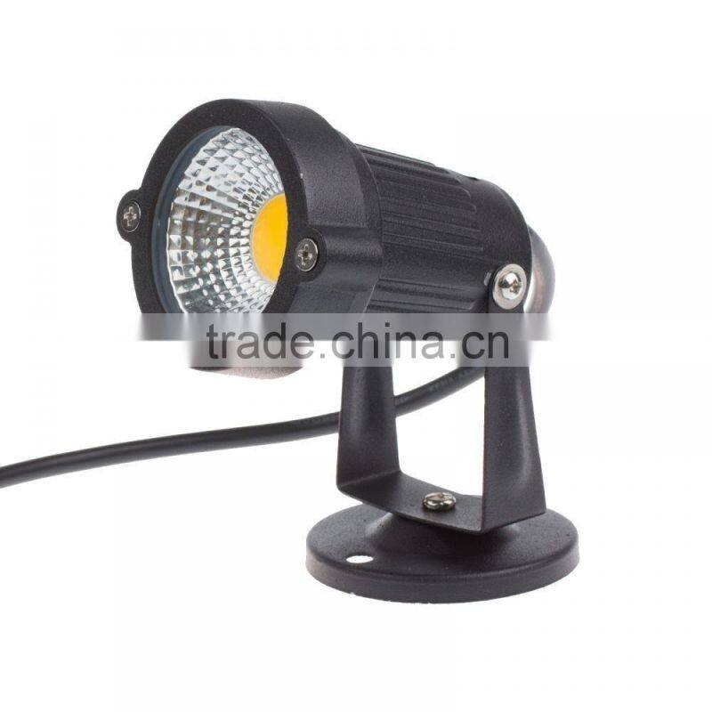 Hot sale IP65 waterproof 5W COB LED Garden light with base