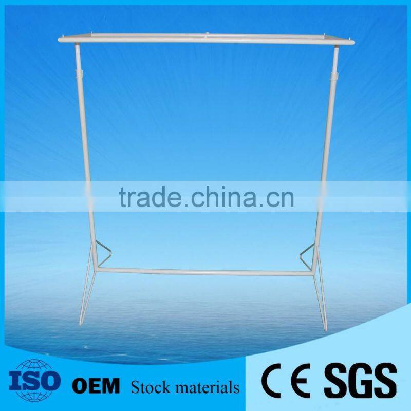 Adjustable Height Metal Garment/Clothes Metal Display Hanging Rack