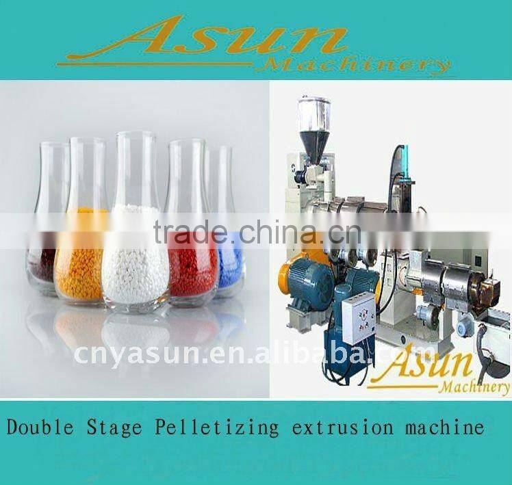 pvc pellet production line/plastic recycling pelletizer/granulating machine
