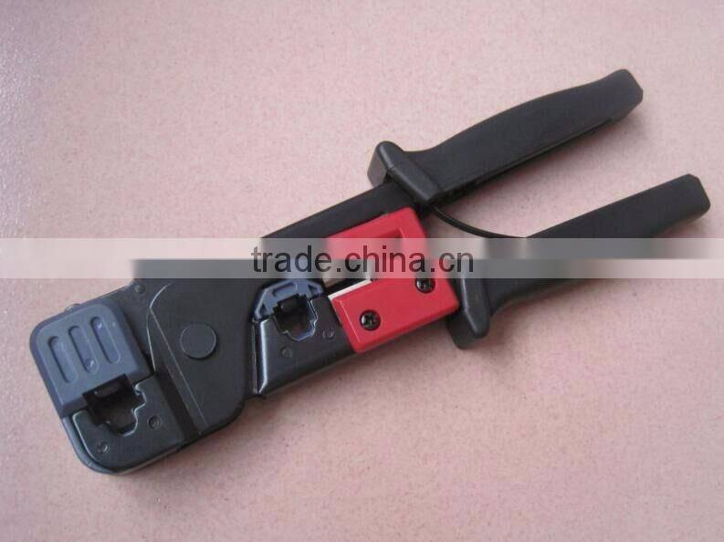 LSDbrandLS-86 Modular Tool RJ45/RJ11/RJ12 Crimper /Cutter/Stripper Cat5, Cat6, telephone cables,terminates cables with modular