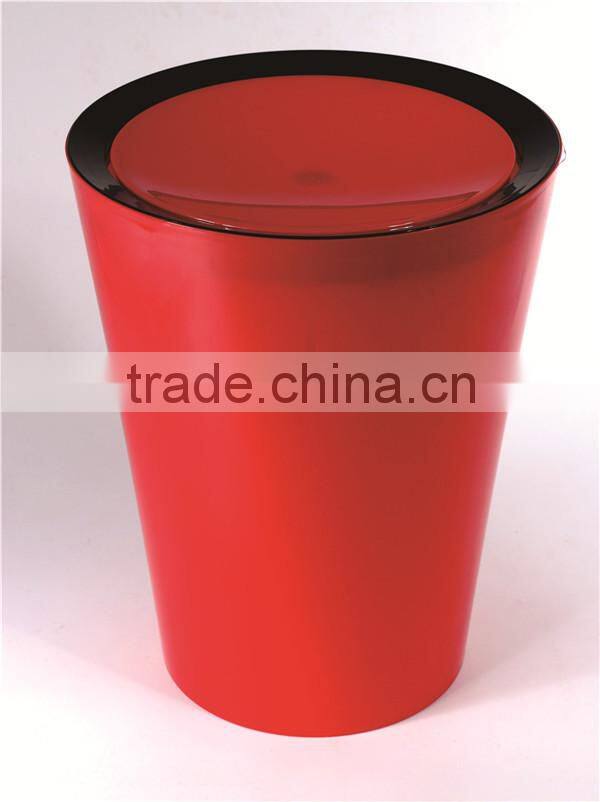 Colourful Hot Sell Creative Plastic Waste Bin Trash Can