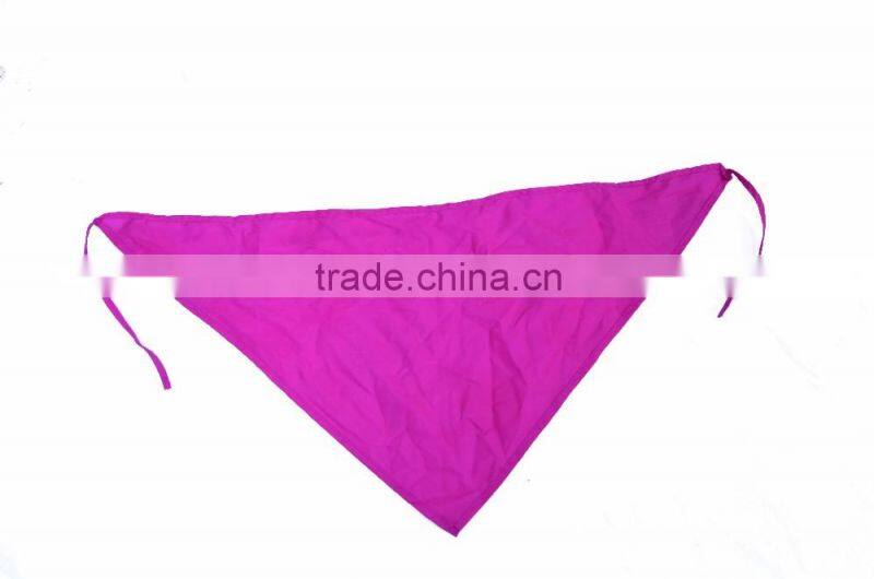 promotional 100% cotton triangle scarf red