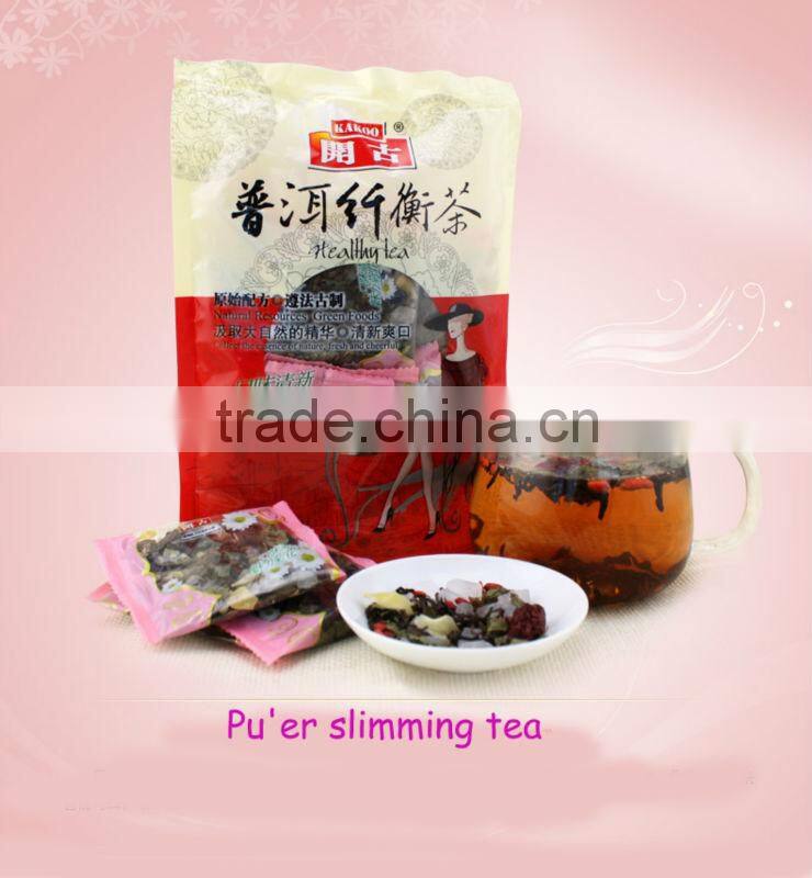 Chinese flower fruit herbal healthy blended tea