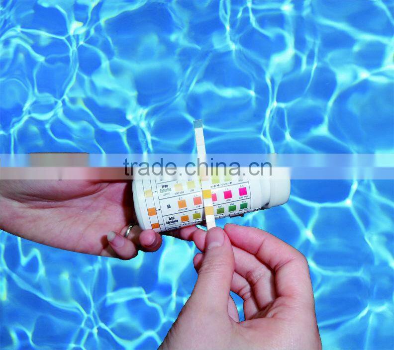 2015 Poolstar pool multipurpose test strips , ph cl test strips pool, 5 in 1 strip test