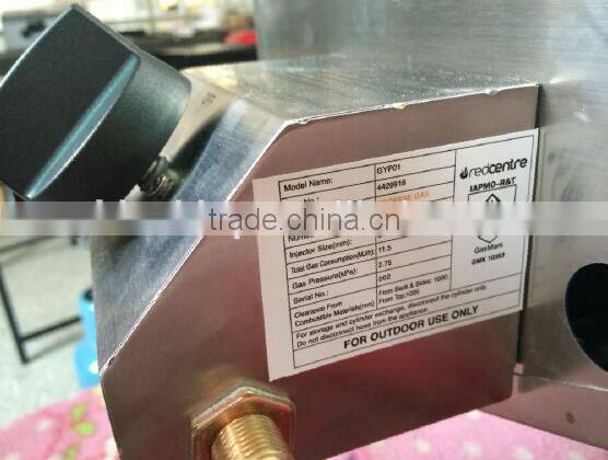 Deluxe Stainless Steel Gas Tabletop Folding Grill BBQ