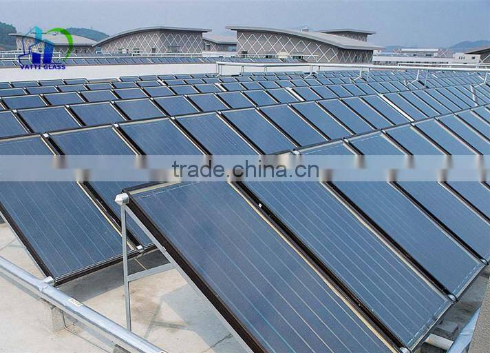 3.2mm solar panel glass tempered low-iron glass with anti-reflective coating