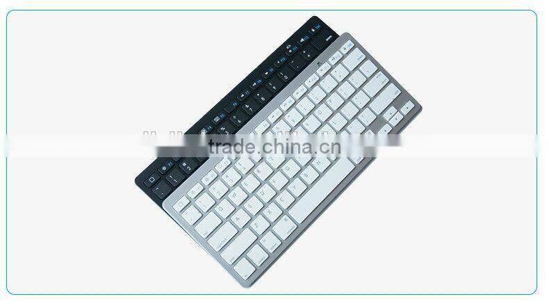 New arrival ! Hot sales!Bluetooth Wireless White Keyboard Portable for PC phone New