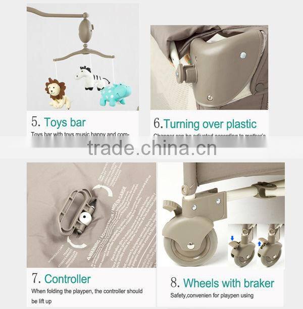 new design cheap and folding baby playpen