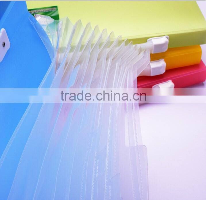 A4/FC Advantage product expanding file, pp file folder with 13pockets,high quality office statonery