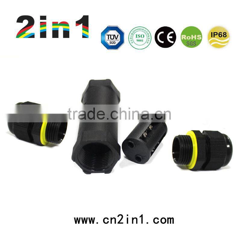 PG13 2Pin IP68 Electric Waterproof Connectors