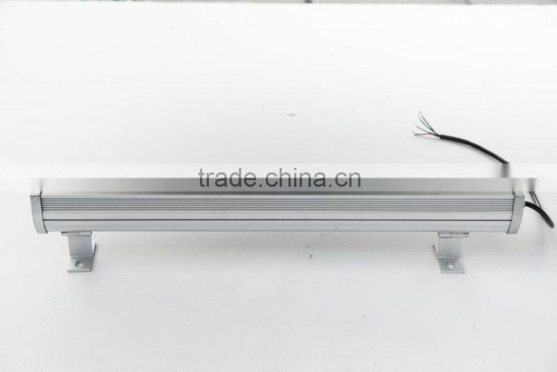 Outdoor lighting IP65 aluminum housing RGB color changing 3 in1 36W led strip wall washer lamp