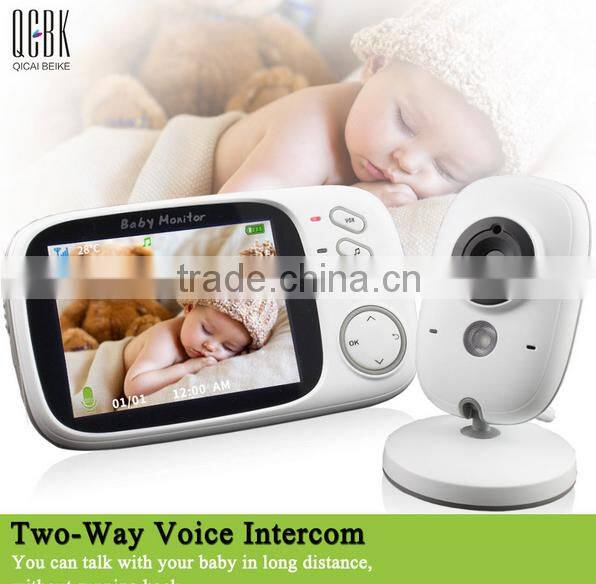 VB603 Baby Monitoring 3.2 Inch 2.4g Infant Babies Monitor Wireless Baby Caretakers Two-Ways Intercom Infrared Night Vision