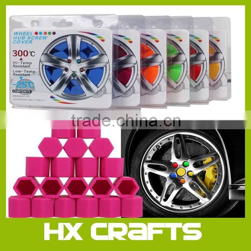 Silicone Wheel Lugs Nuts Bolts Covers Hub Screw Cover Protective Caps
