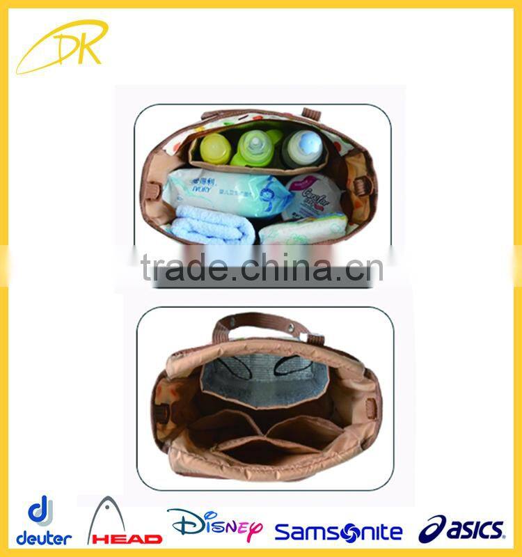 Color printing diaper bag baby mommy bag, fashion mummy bag