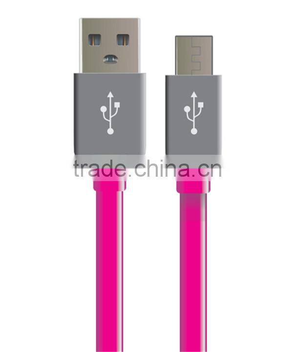 Wholesale flat micro usb charging cable sync data micro usb cable