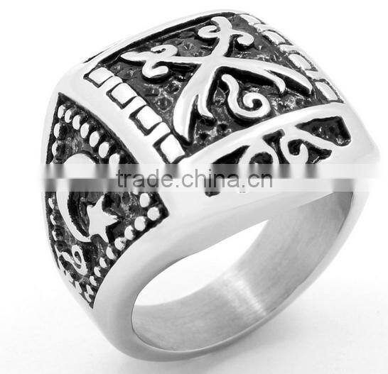 High Quality Stainless Steel importing jewelry from china men's silver ring