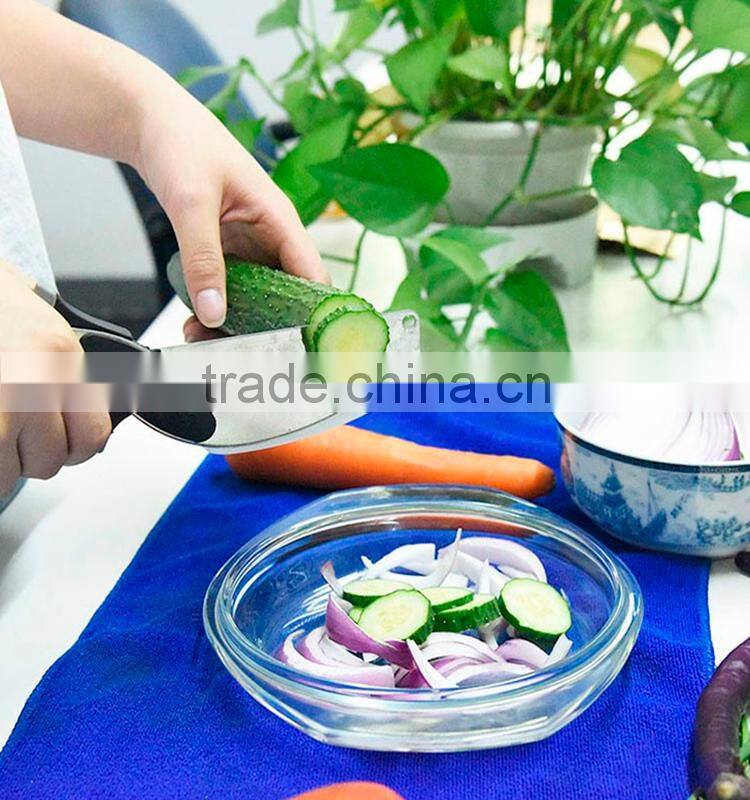 Clever new design unique creative smart vegetable fruit cutter 2 in 1