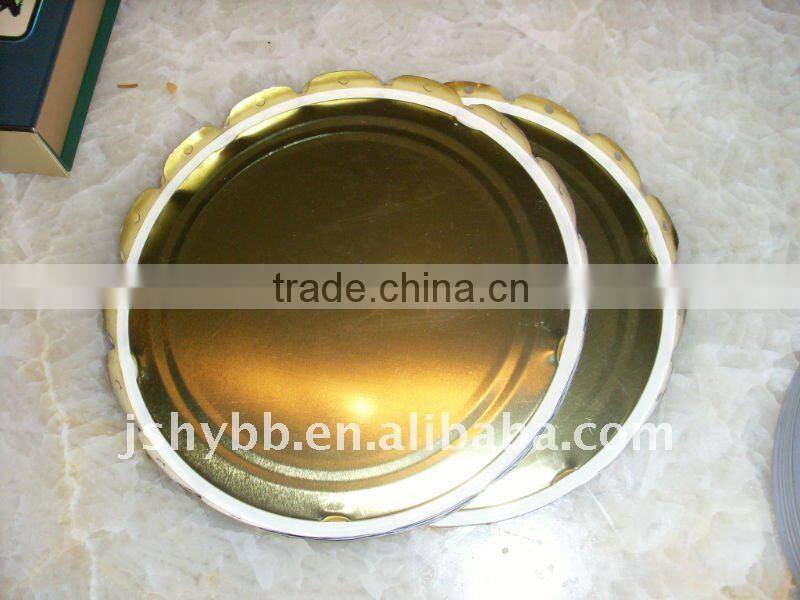 tinplate coil/sheet with golden lacquering