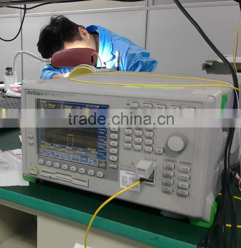 Integrated 16 channels DWDM for high speed transceivers