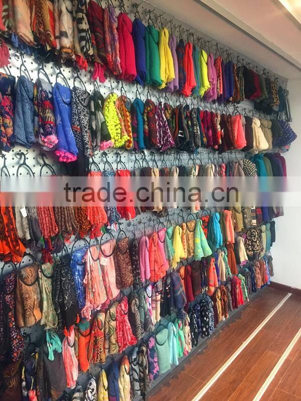 Tassel shawl knitted shawls women winter scarves Stock