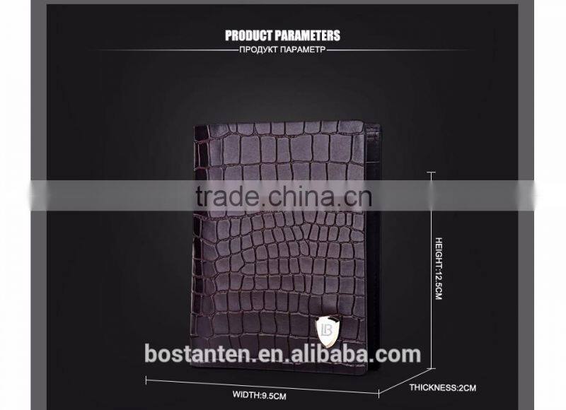 cowhide leather men short wallet pocket designer purses