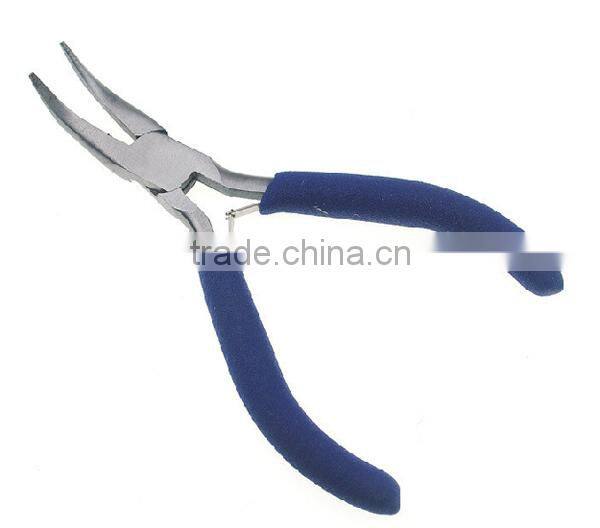 5inch Mechanical maintenance work clamping German type bent nose pliers
