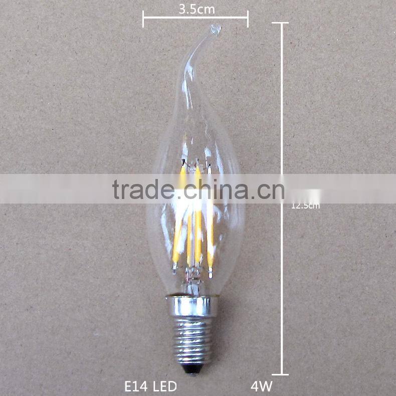2W 4W E14 led candle light bulb