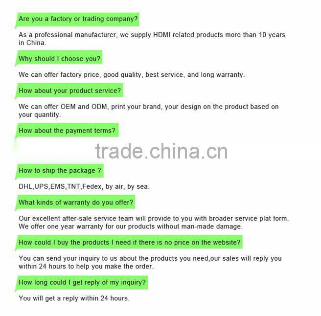 1 in 2 out SDI Splitter Support Cable > 100m , sound quality