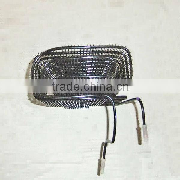 Copper Finned Condenser Tube in Chest Freezer