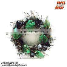 Halloween Hanging Wreath with artificial fruit