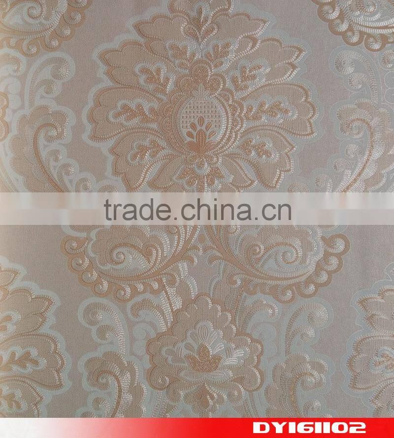 euro italian luxury gold pvc wallpaper cheap low price commercial