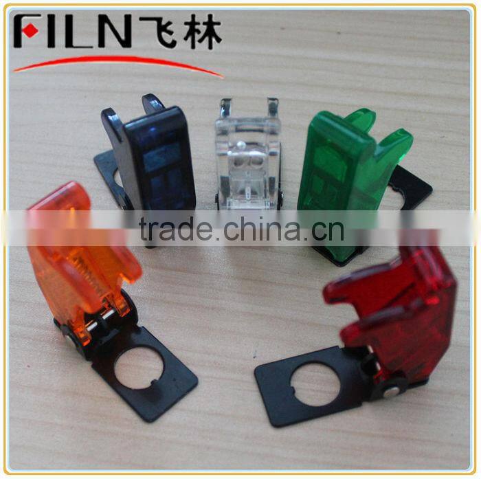 FILN Blue Auto Toggle Switch Aircraft Transparent Cover