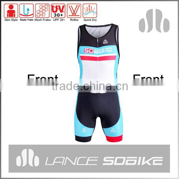 Product Description China custom women club triathlon suit