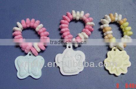 Colorful fruit flavour compressed candy