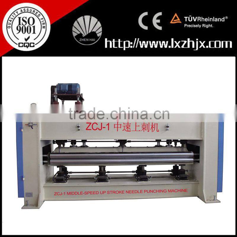 Nonwoven needle punching felt making machine