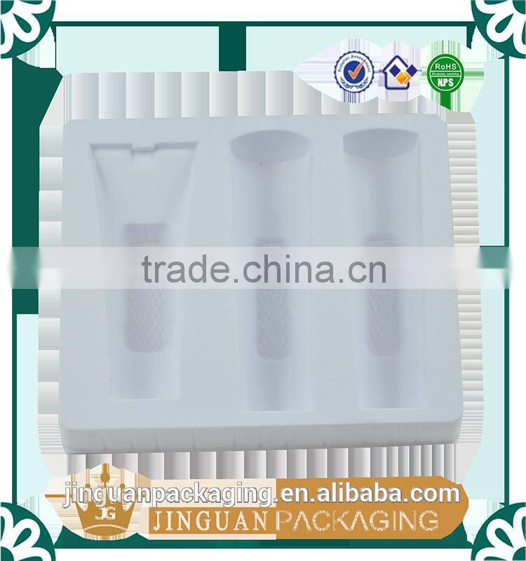 Size Custom Promotional Non-Transparent White PVC Cosmetic Container