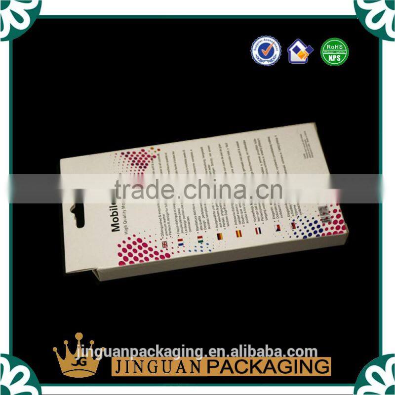 Luxury fashion packaging high quality plastic mobile phone case packaging