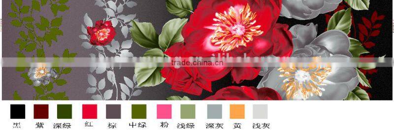 red velvet hometextile / polyester printed fabric / hometextile